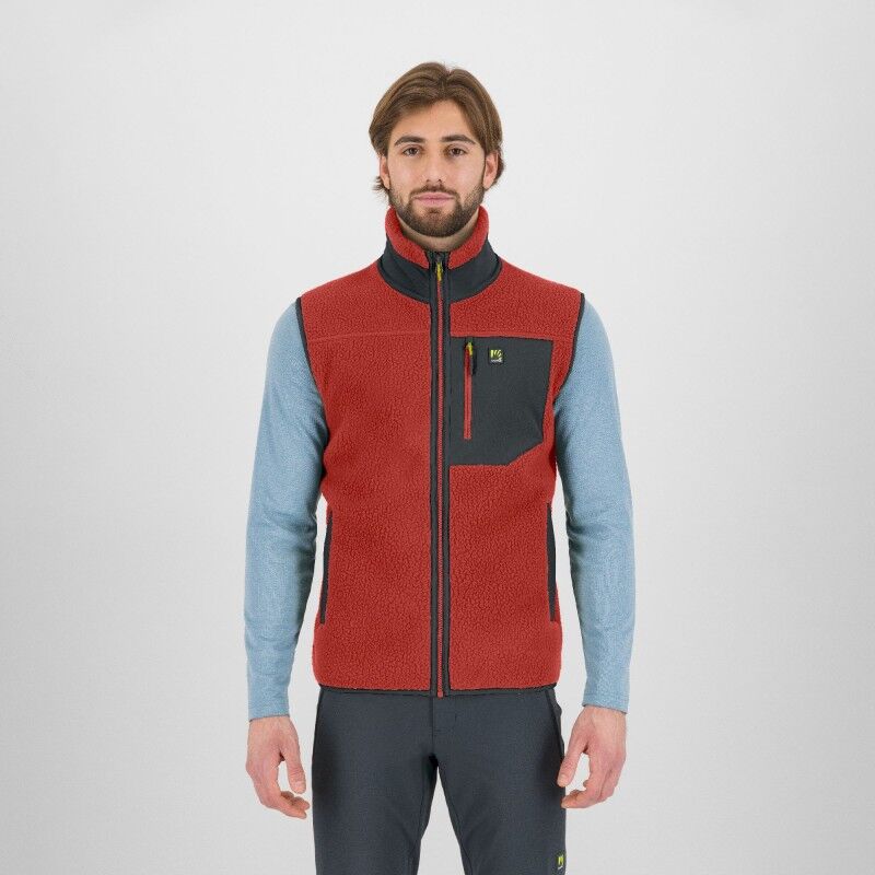 Moiazza Retro Fleece Vest - Fleeceweste - Herren