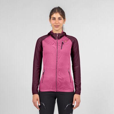 Odle Evo W Hoodie Full Zip Fleece - Polar mulher
