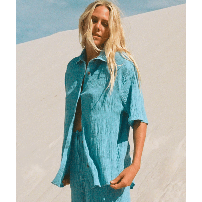 Billabong Laura S/S Woven Top - Shirt - Women's | Hardloop