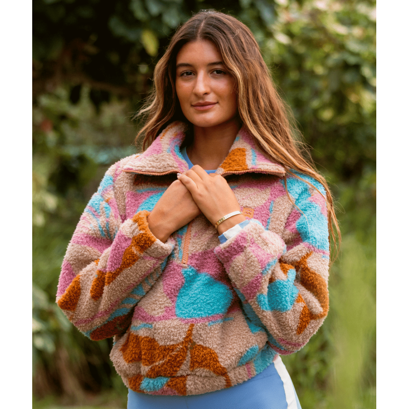 Billabong Barra Half Zip Flc - Dámská fleesová mikina | Hardloop