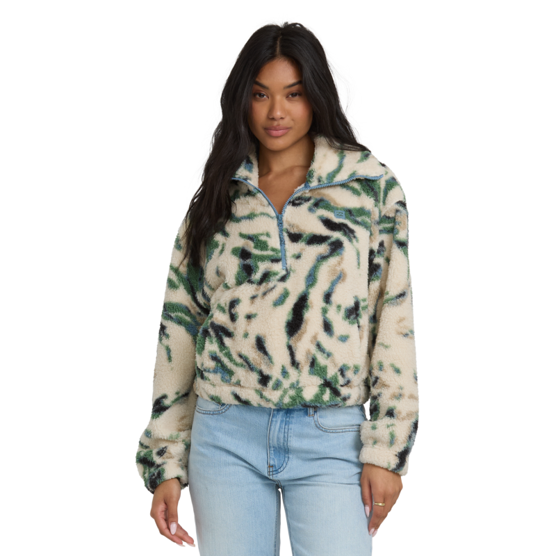 Barra Half Zip Flc - Fleecejakke - Damer