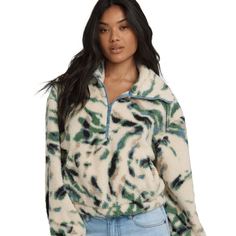 Billabong Barra Half Zip Flc - Polaire femme | Hardloop