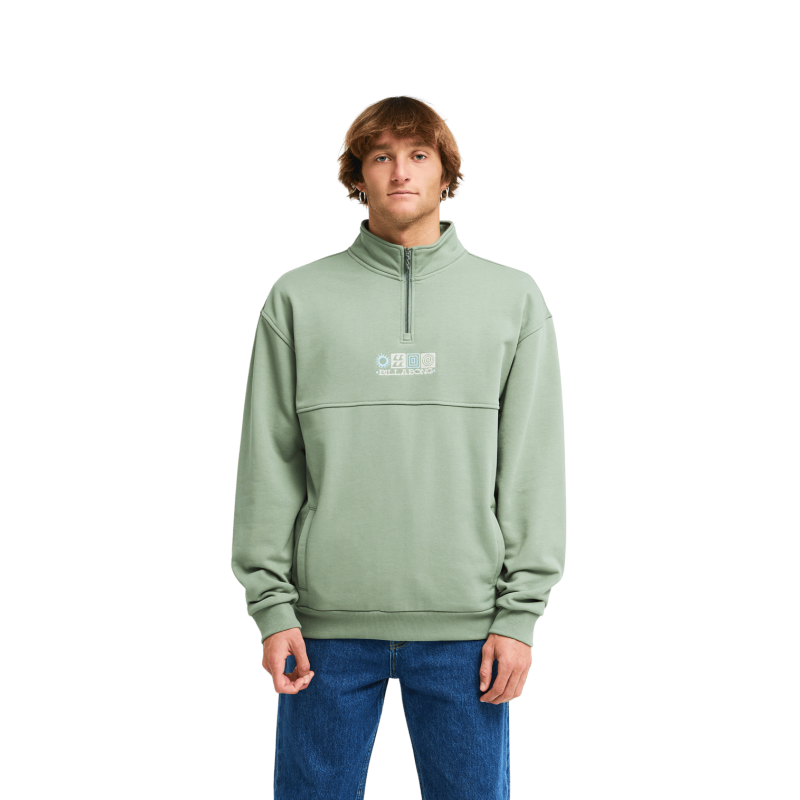 Billabong Burleigh Mock Neck - Felpa - Uomo | Hardloop