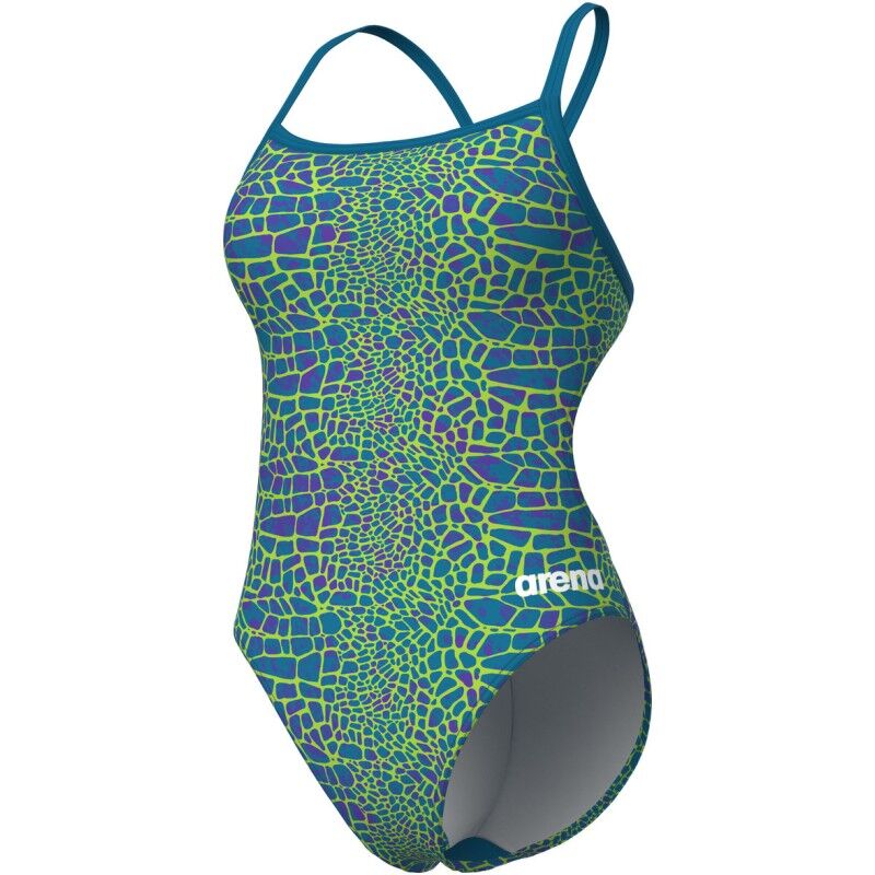 Snakeskin Swimsuit Challenge Back - Maillot de bain natation femme