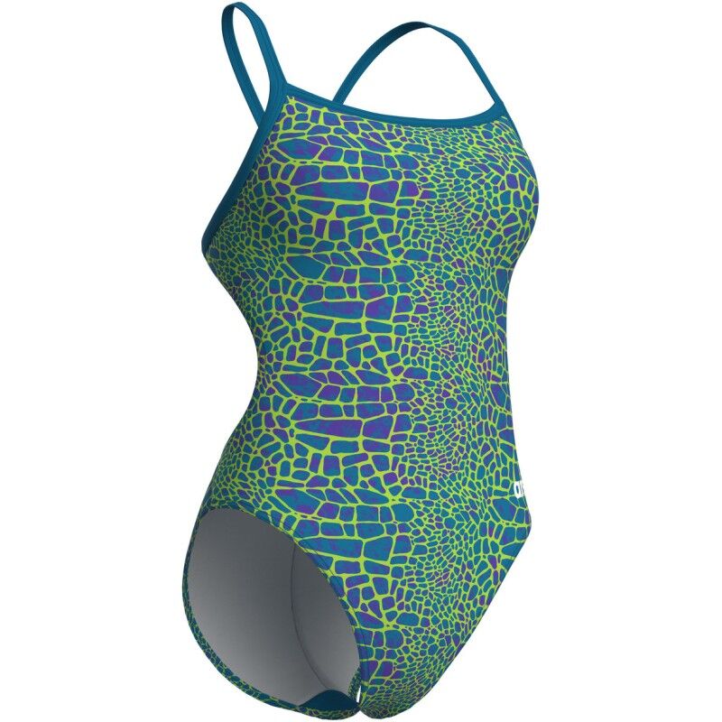 Arena Snakeskin Swimsuit Challenge Back - Maillot de bain natation femme | Hardloop