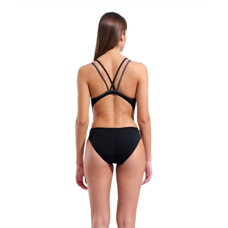 Arena Solid Swimsuit Double Cross Back - Einteilige Badeanzüg für damen | Hardloop