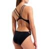 Arena Solid Swimsuit Double Cross Back - Women's One Piece Swimsuit | Hardloop