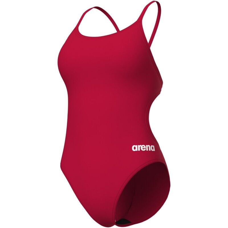 Swimsuit Lace Back Solid - Zwempak voor dames