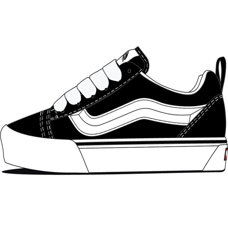 Vans Knu Skool Elastic Lace - Urban sko - Barn | Hardloop