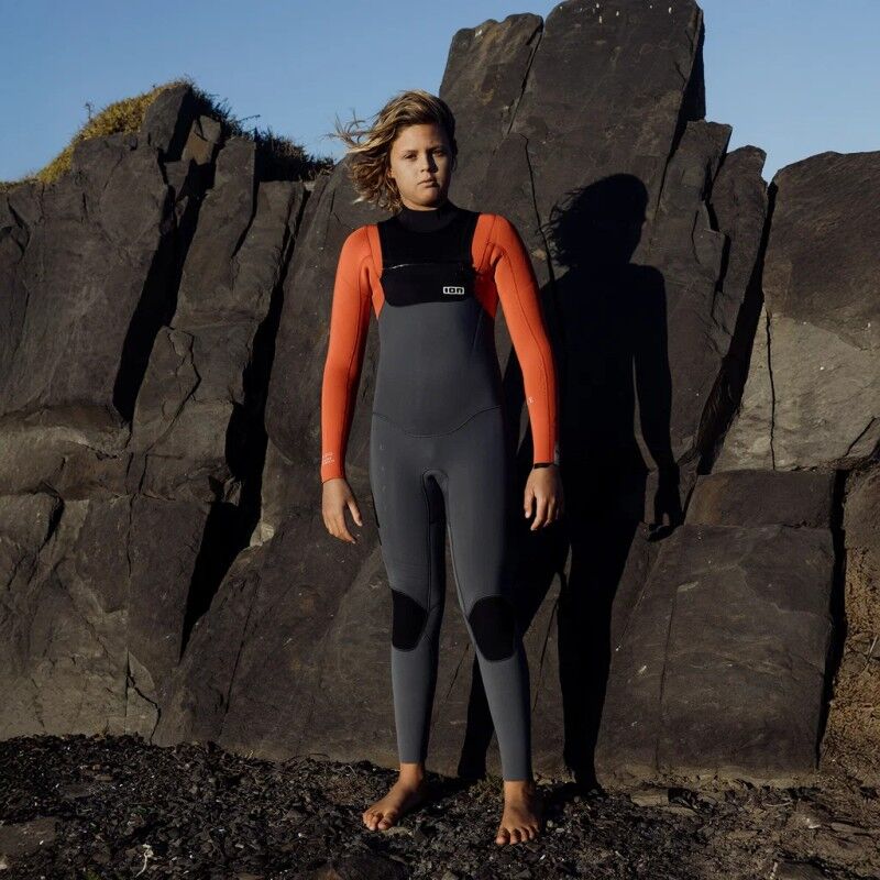 ION Capture 5/4 Front Zip - Combinaison de surf enfant | Hardloop