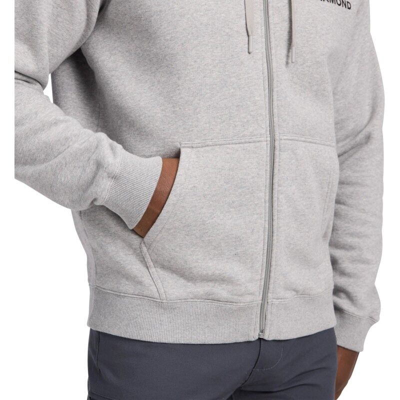 Black Diamond M Mini Stacked Fz Hoody - Sweatshirt à capuche homme | Hardloop