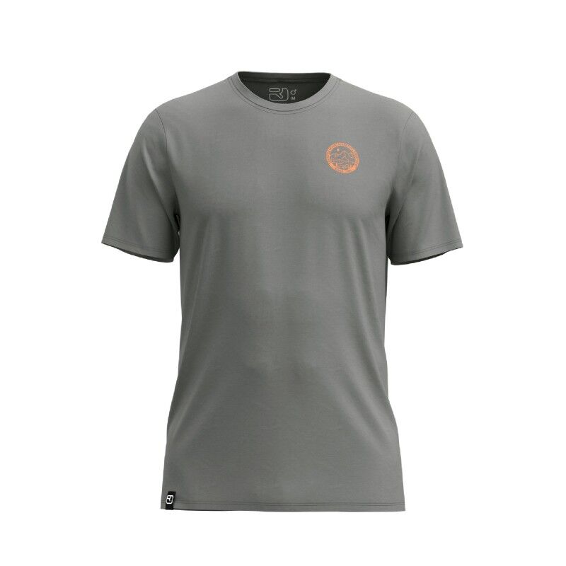 185 Merino Mtn Badge Ts M - Merino-t-paidat - Miehet
