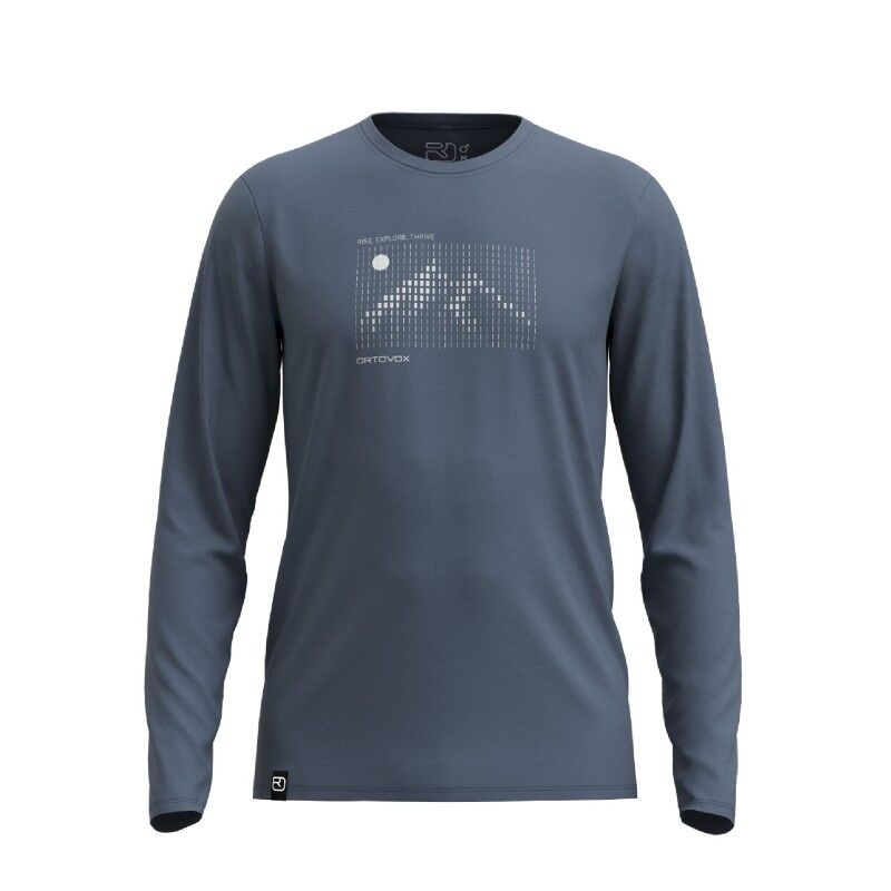 Ortovox 185 Merino Sunrise Ls M - Merino-shirt - Herrer | Hardloop