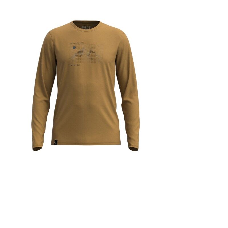 185 Merino Sunrise Ls M - Merinoshirt - Herren