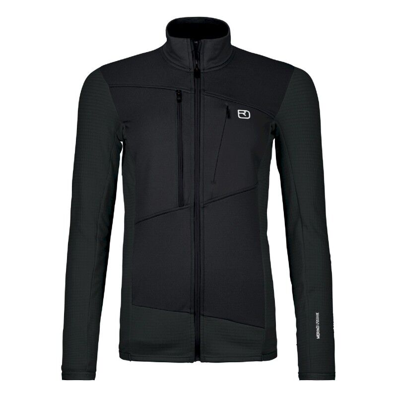 Fleece Grid Jacket - Merino Fleecevest - Dames