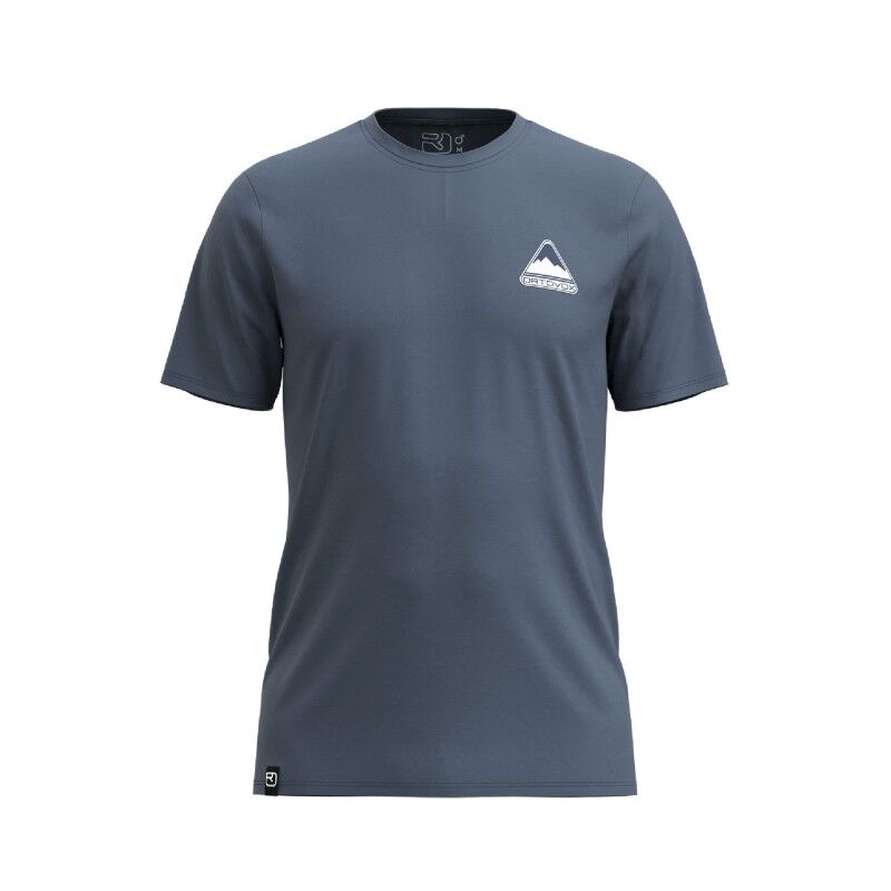 Ortovox 140 Cool Triangle Ts M - T-shirt en laine mérinos homme | Hardloop