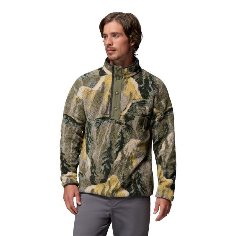 Helvetia II Printed Half Snap Fleece - Bluza polarowa meska