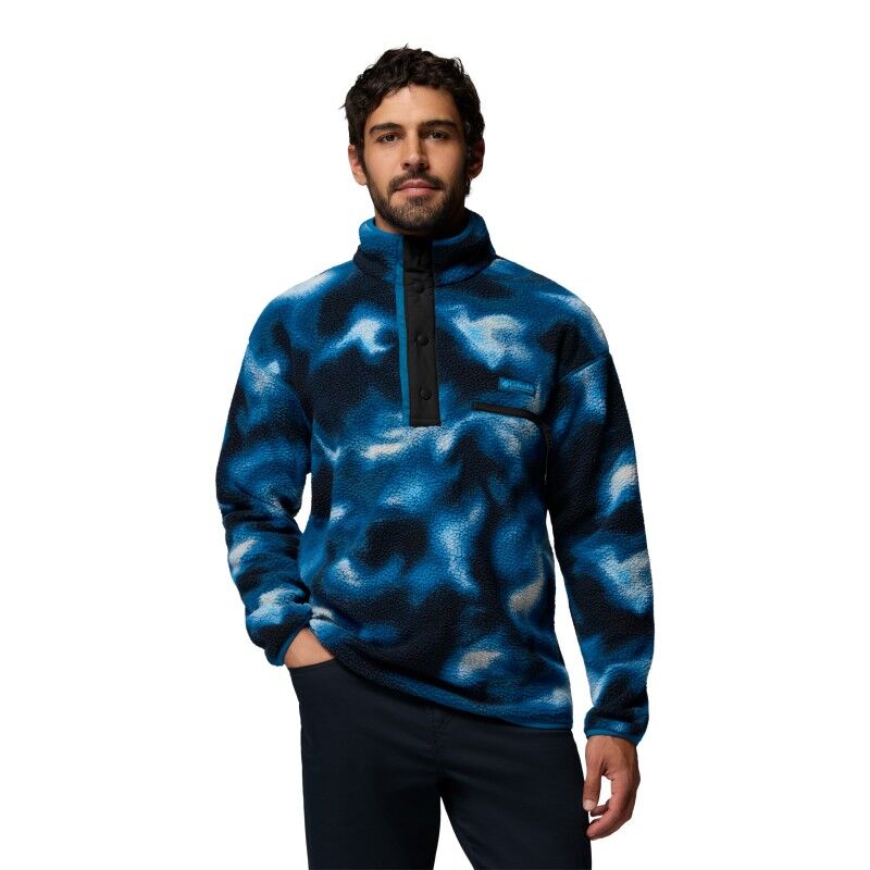 Helvetia II Printed Half Snap Fleece - Fleecevest - Heren