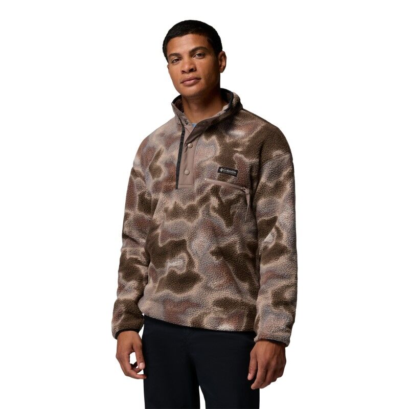 Helvetia II Printed Half Snap Fleece - Fleecevest - Heren