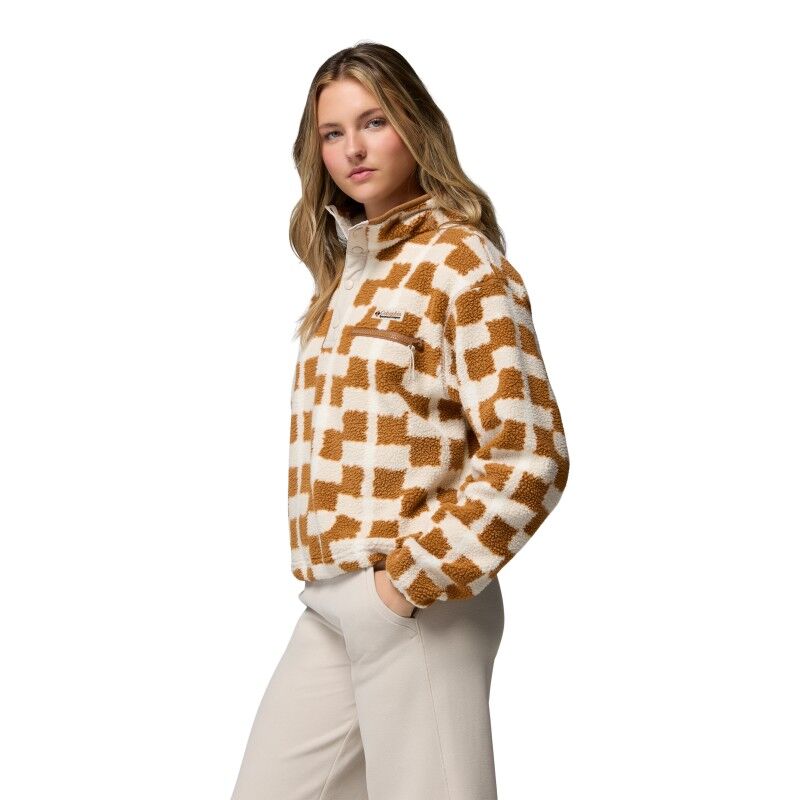 Columbia Helvetia II Printed Cropped Half Snap - Fleecetakki - Naiset | Hardloop