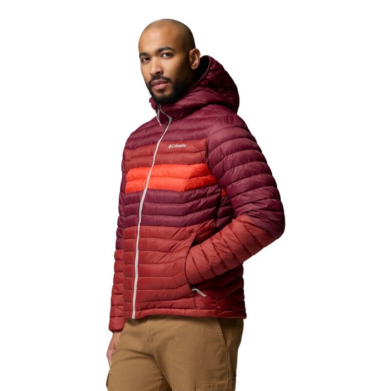 Columbia Powder Pass Hooded Jacket - Dunjakke - Herrer | Hardloop