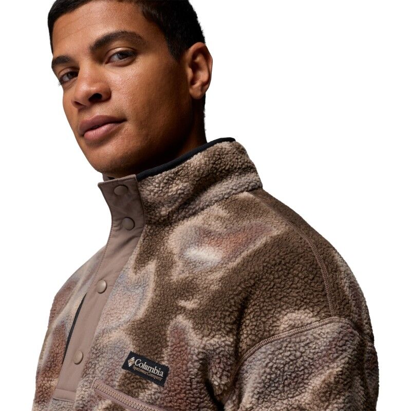 Columbia Helvetia II Printed Half Snap Fleece - Fleecejacke - Herren | Hardloop