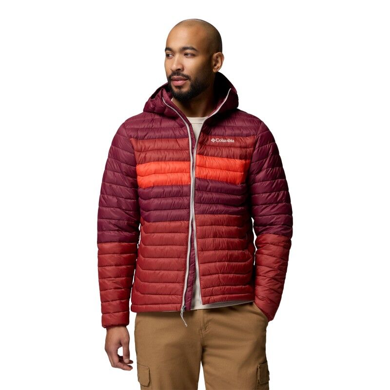 Columbia Powder Pass Hooded Jacket - Tekokuitutakki - Miehet | Hardloop