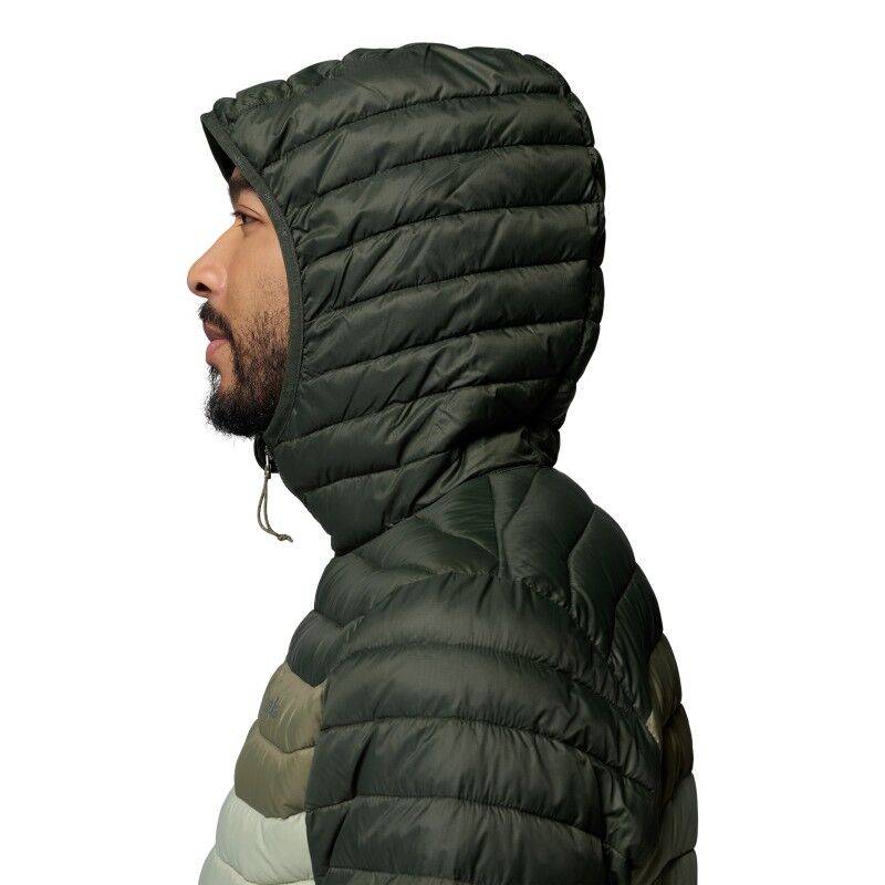 Columbia Powder Pass Hooded Jacket - Casaco penas homem | Hardloop