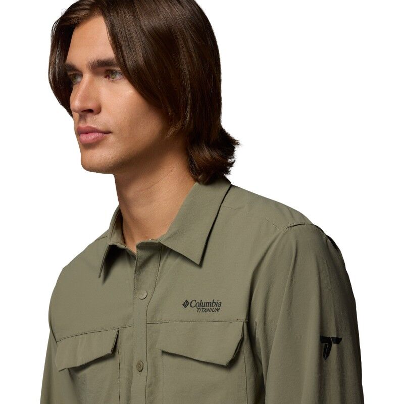 Columbia Silver Ridge Elite LS Woven Tee - Chemise homme | Hardloop