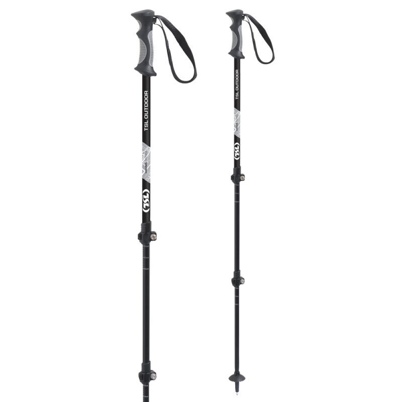 TOUR ALU 3 COMPACT CROSS TWIST BATONS DE RANDONNEE TELESCOPIQUES