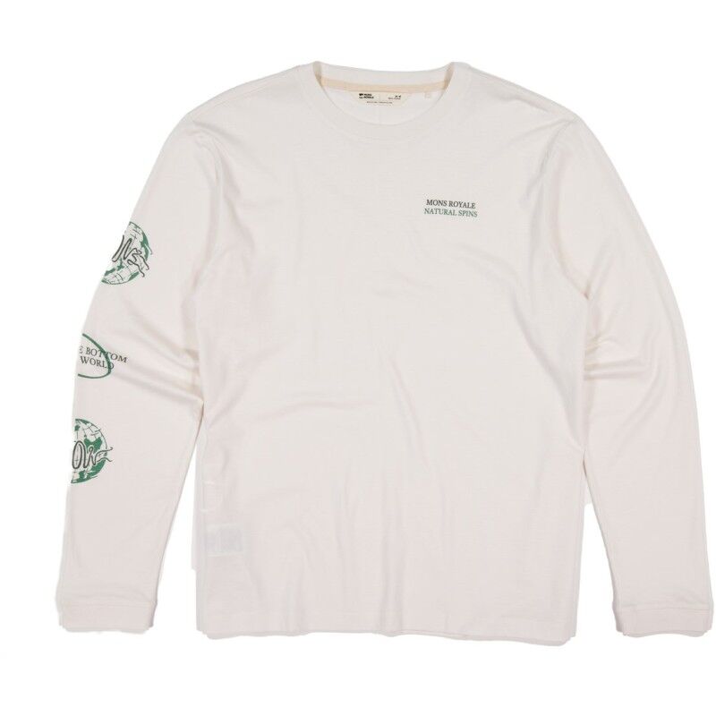 Yonder Merino Organic Cotton Long Sleeve - T-shirt en laine mérinos homme