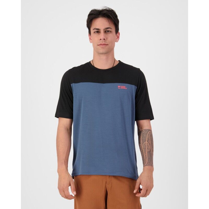 Mons Royale Diversion Merino Bike Jersey Short Sleeve - Camiseta de lã merino homem | Hardloop