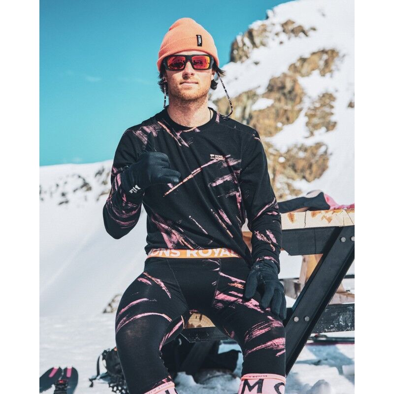 Mons Royale Cascade Merino Base Layer Long Sleeve - Merino undertøj - Herrer | Hardloop