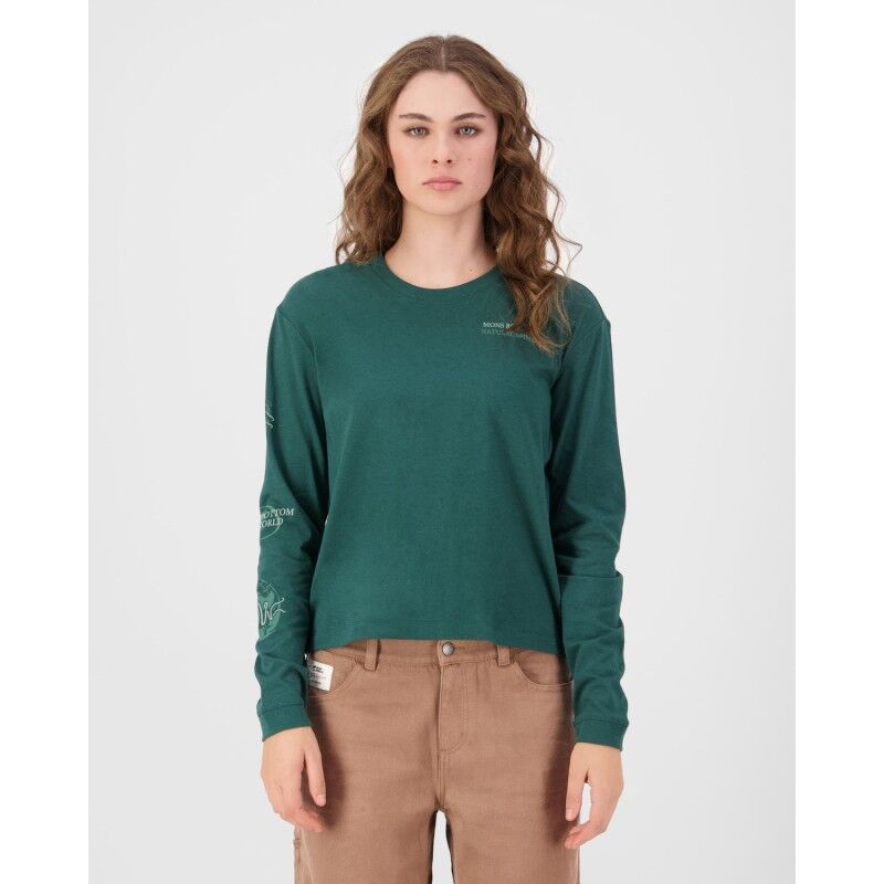 Mons Royale Yonder Merino Organic Cotton Long Sleeve - Merino shirt - Women's | Hardloop