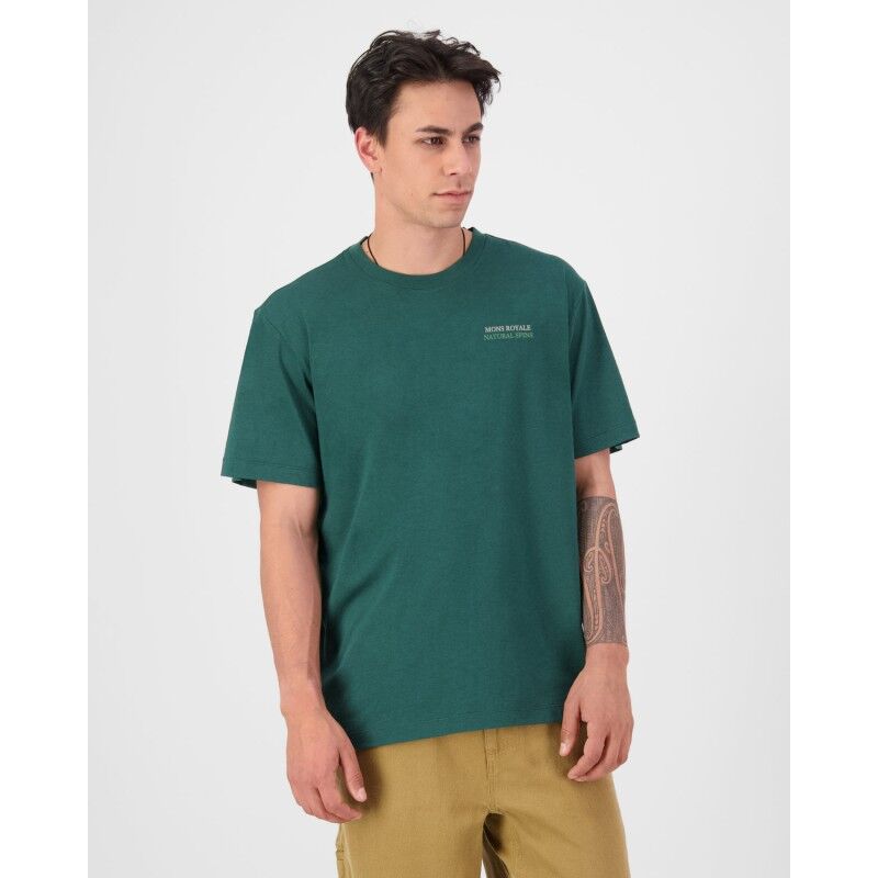 Mons Royale Yonder Merino Organic Cotton T-Shirt - T-shirt en laine mérinos homme | Hardloop