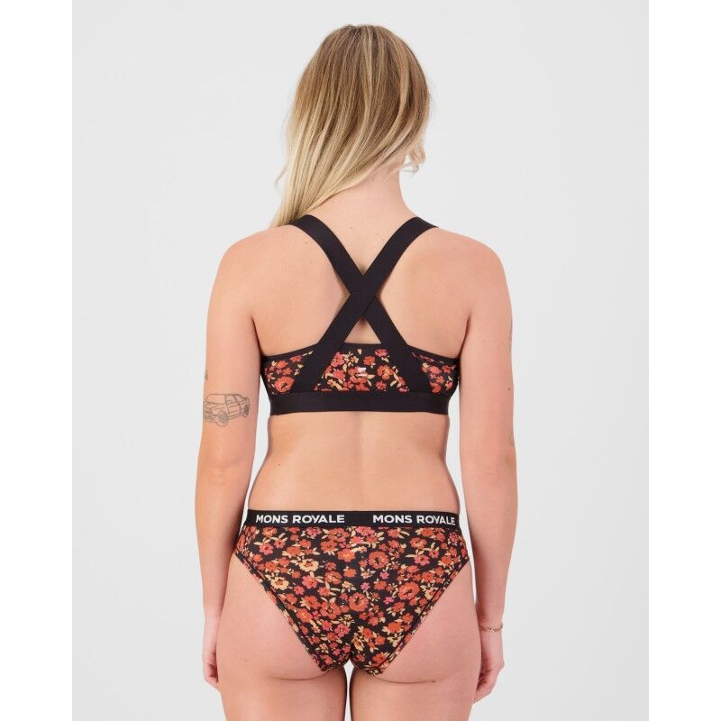 Mons Royale Stella Merino X-Back Bra - Brassière laine mérinos | Hardloop