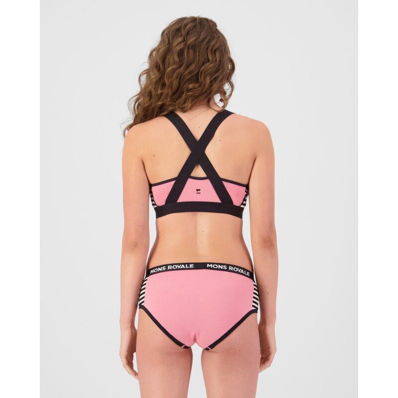 Mons Royale Stella Merino X-Back Bra - Merino Wool Sports Bra | Hardloop