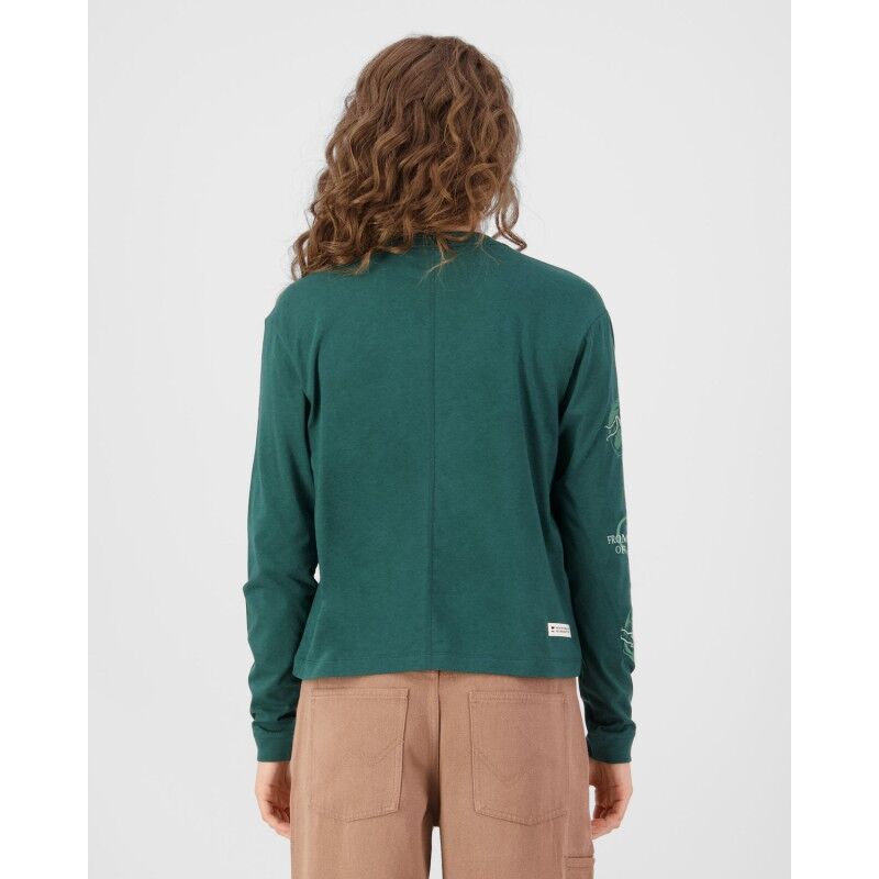 Mons Royale Yonder Merino Organic Cotton Long Sleeve - Maglia merino - Donna | Hardloop