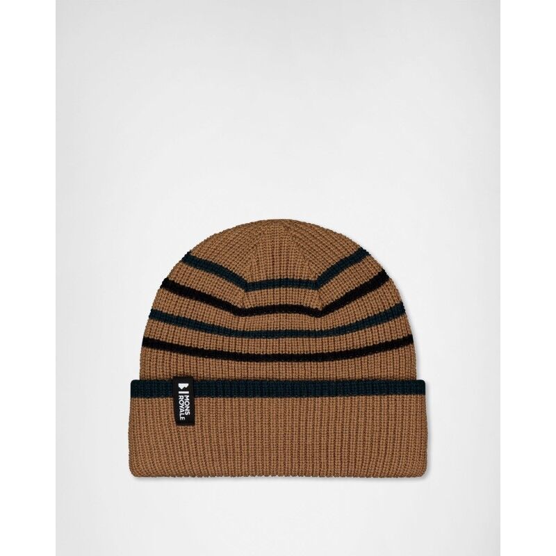 Stripey Merino Beanie - Gorro de lana merino
