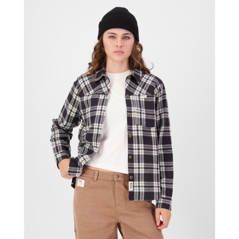 Mons Royale AT Merino Flannel Long Sleeve Shirt - Maglia merino - Donna | Hardloop