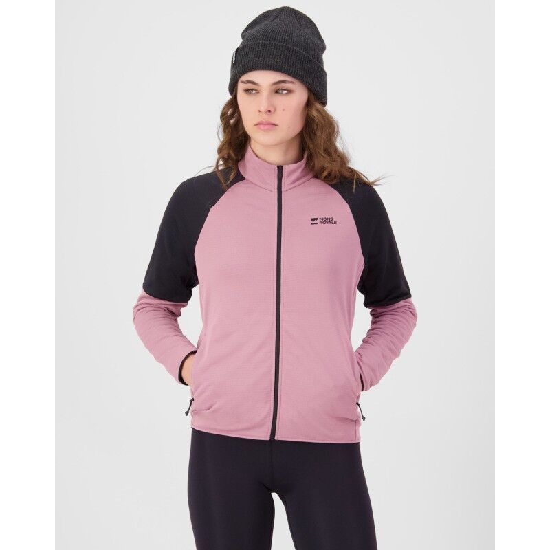 Mons Royale Quad Merino Fleece Jacket - Jaqueta de lã merino mulher | Hardloop