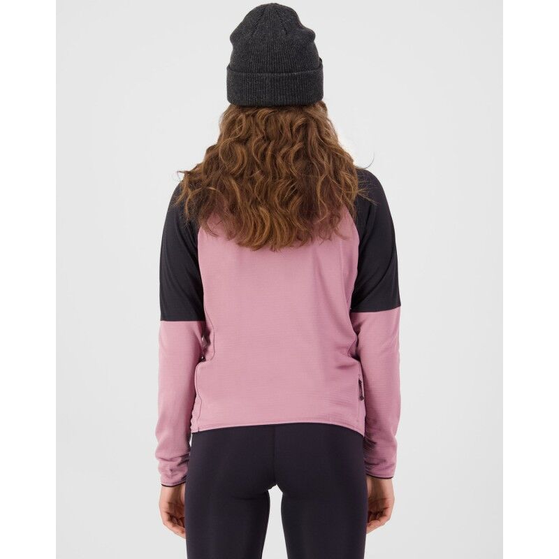 Mons Royale Quad Merino Fleece Pullover - Överdragströjor merinoull - Dam | Hardloop