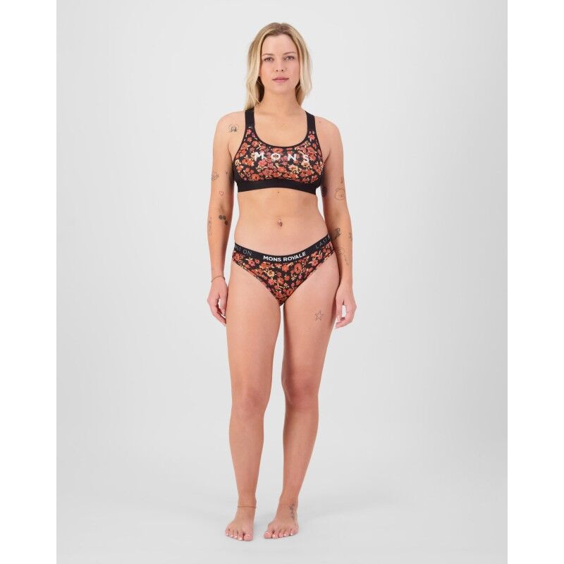 Mons Royale Stella Merino X-Back Bra - Sport Bh in lana merino | Hardloop