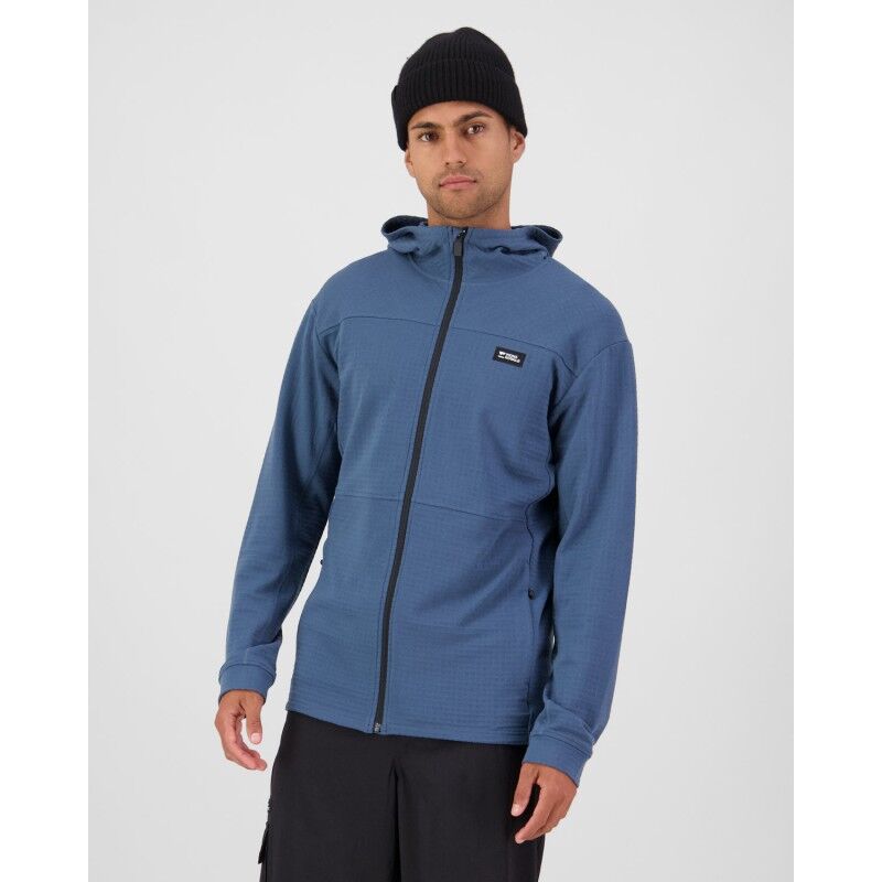 Mons Royale Offgrid Merino Fleece Zip Hoodie - Pánská mikina | Hardloop