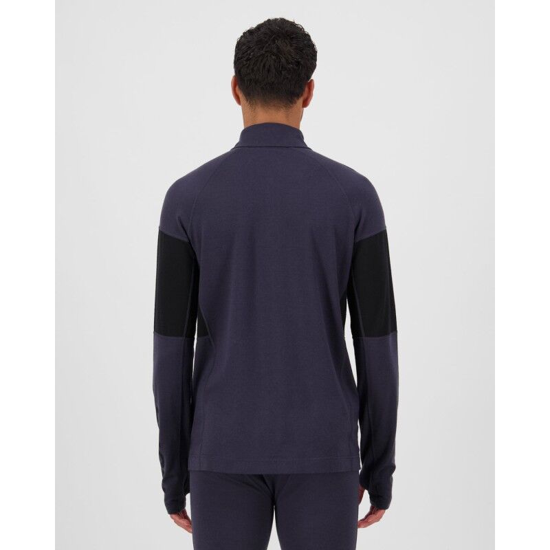 Mons Royale Olympus Merino Base Layer 1/4 Zip Long Sleeve - Intimo lana merinos - Uomo | Hardloop