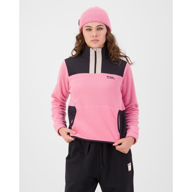 Mons Royale Pileup Wool Fleece 1/4 Zip - Merino Fleece jacket - Women's | Hardloop