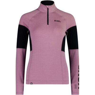 Olympus Merino Base Layer 1/4 Zip Long Sleeve - Merino undertøj - Damer