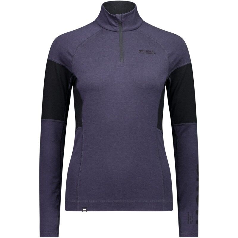 Olympus Merino Base Layer 1/4 Zip Long Sleeve - Roupa interior de lã merino mulher