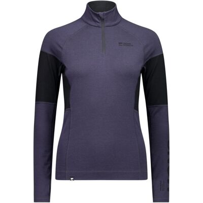 Olympus Merino Base Layer 1/4 Zip Long Sleeve - Underställ merinoull - Dam