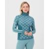 Mons Royale Ascender Merino Base Layer Mock Neck Long Sleeve - Intimo lana merinos - Donna | Hardloop